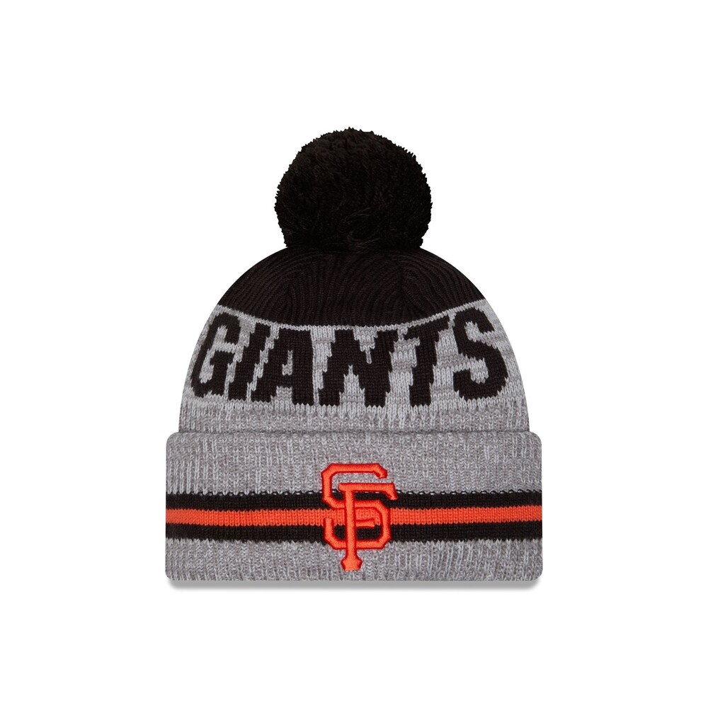 New Era San Francisco Giants Runner Pom Knit Hat - One Size